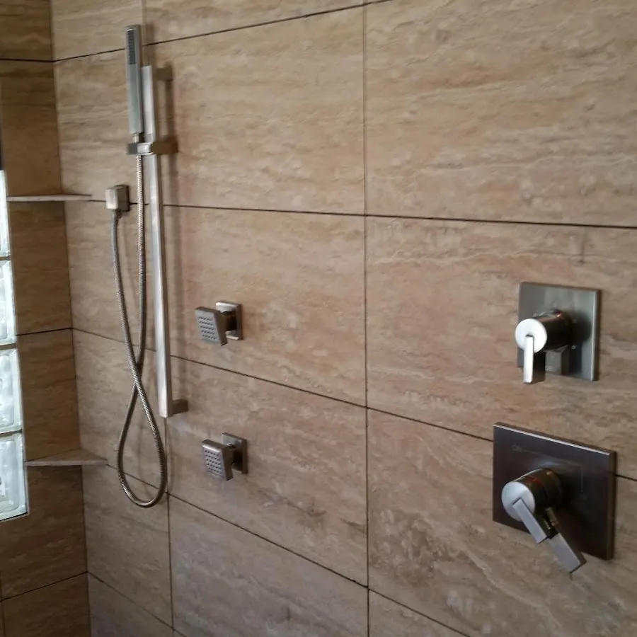 Shower fixture installation for Frozen Pipe Repair in Escanaba